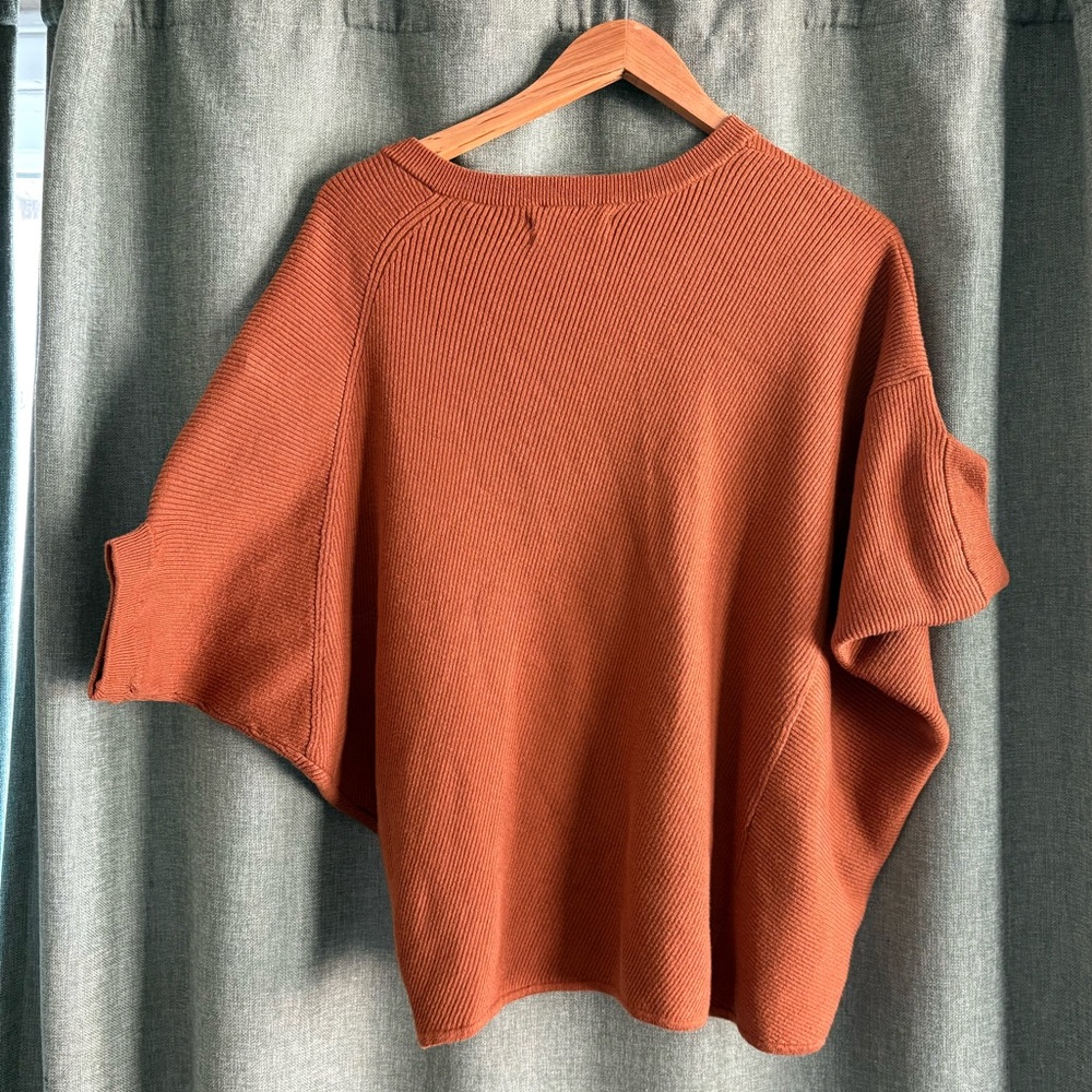Anthropologie Knit Poncho Batwing Poncho size XS - Picture 2 of 5